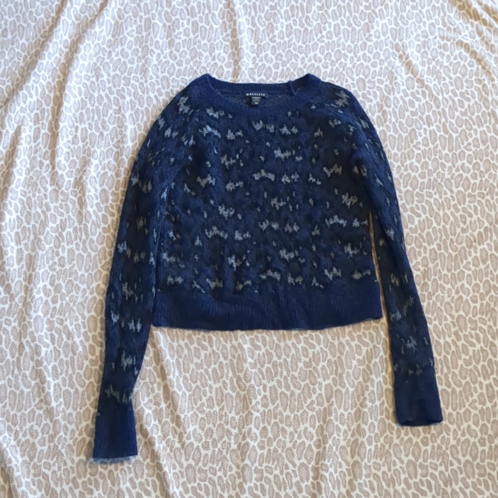 Athleta blue sweater size XXS